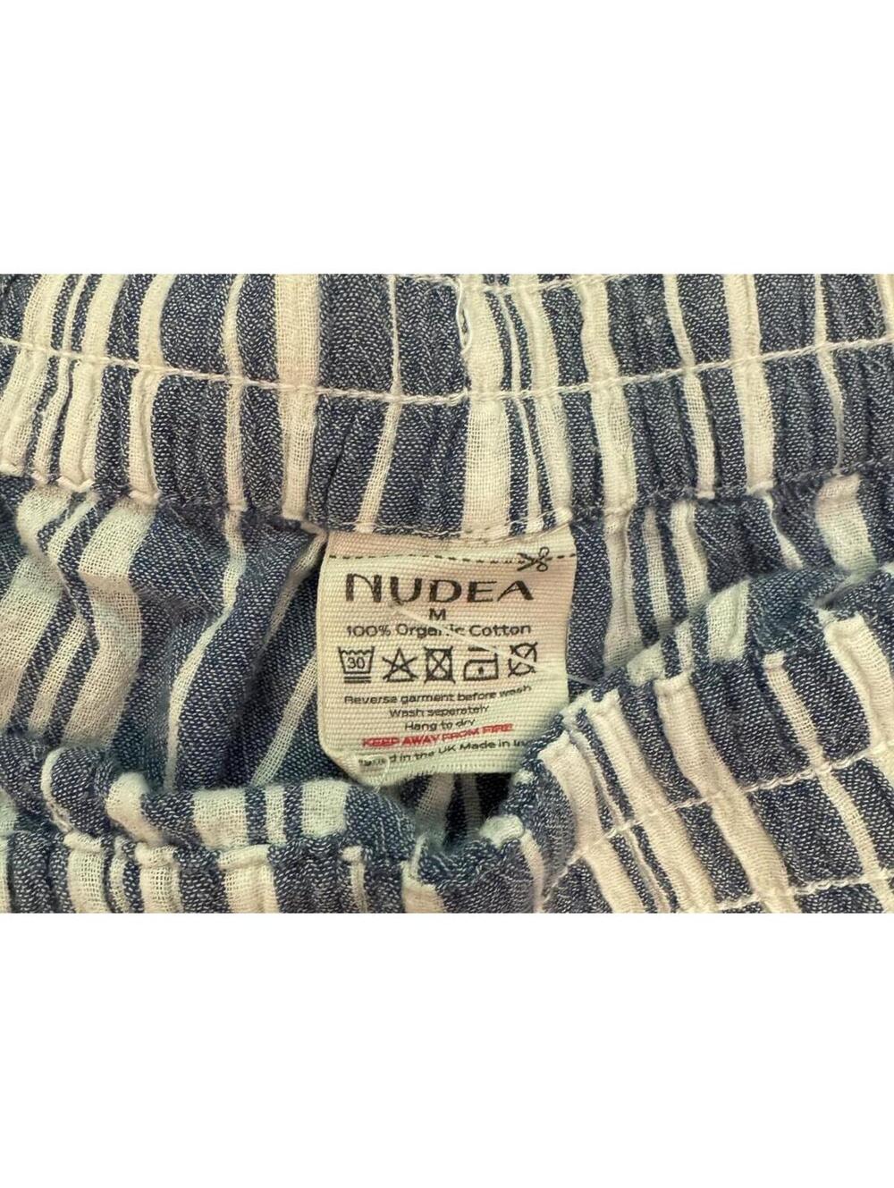 Women's Striped Cotton Lounge Pants - Size Medium - Picture 4 of 5